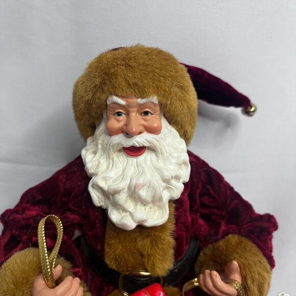 Dillards Trimmings Decor Santa with Gifts Christmas Holiday Figurine - Picture 3 of 6